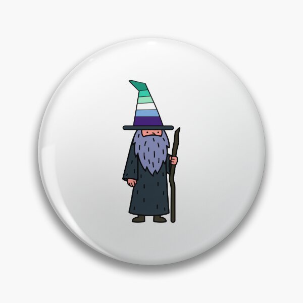 Item preview, Gay Pride Wizard – Kawaii Halloween Fantasy Mage Illustration designed and sold by Cannaxes Studio.