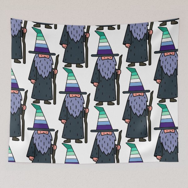 Item preview, Gay Pride Wizard – Kawaii Halloween Fantasy Mage Illustration designed and sold by Cannaxes Studio.