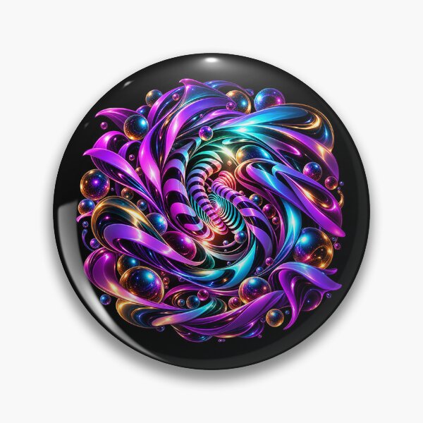 Item preview, Prismatic Cosmic Vortex – Luminous Abstract Sculpture designed and sold by TroviTutto.