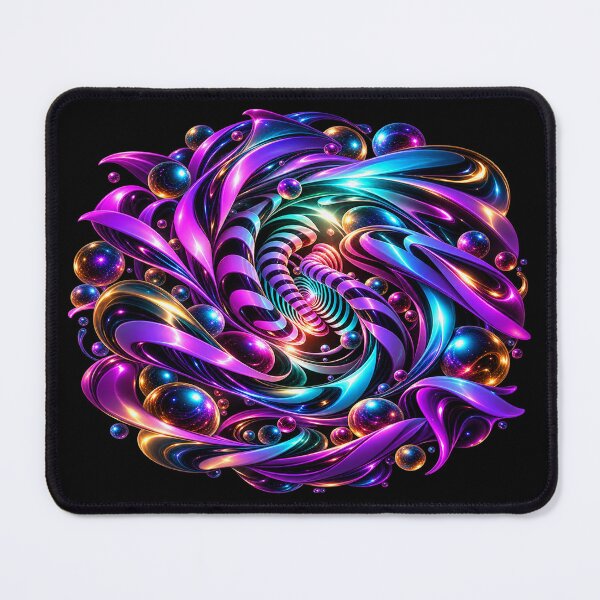 Item preview, Prismatic Cosmic Vortex – Luminous Abstract Sculpture designed and sold by TroviTutto.