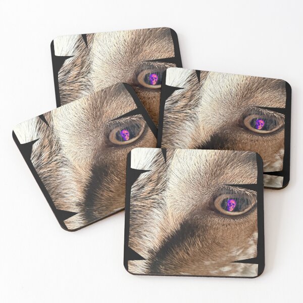 Item preview, Goat with a Pink Skull in Its Eye designed and sold by Chameleon by Ewa .
