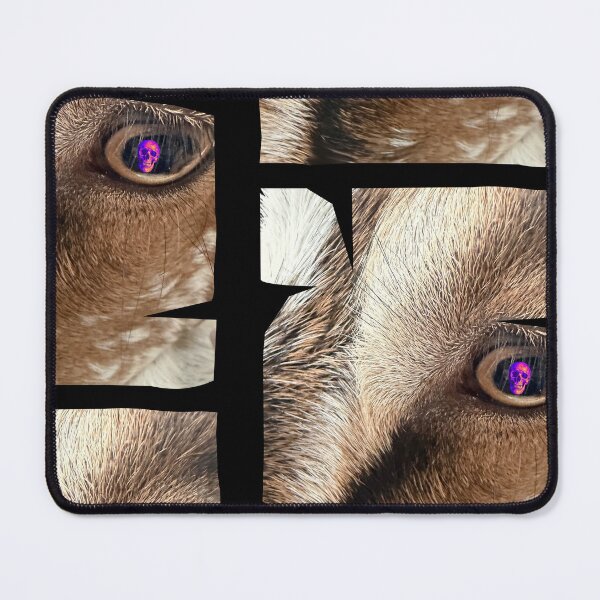 Item preview, Goat with a Pink Skull in Its Eye designed and sold by Chameleon by Ewa .