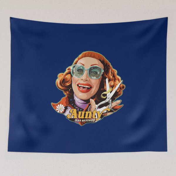 Item preview, Vintage Retro Eccentric Auntie Quirky Eyeglasses Portrait designed and sold by phoebenewton.