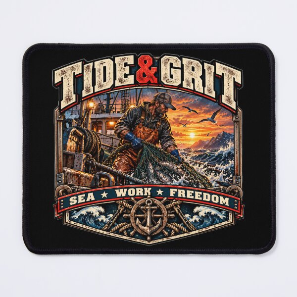 Item preview, Tide & Grit - Vintage Commercial Fisherman Americana  designed and sold by DomKo10.