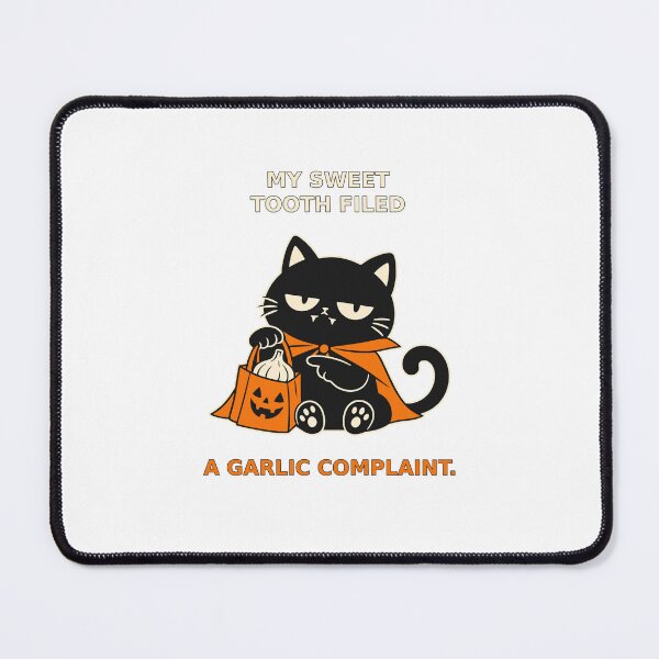 Item preview, Vampire cat discovers garlic where he expected late-night sweets designed and sold by Honu2025.