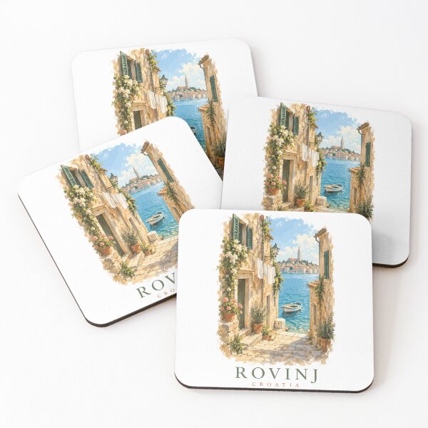 Item preview, Rovinj Croatia Coastal Charm designed and sold by turtlestart.