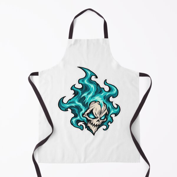 Item preview, Turquoise Hellfire Skull Dark Fantasy designed and sold by Valieri.