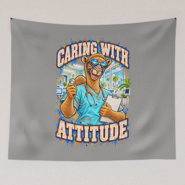 Item preview, Nurse Camel – Funny Camel T-Shirt – Funny Proffessions T-Shirt – Funny Camel T-Shirt Animal Graphic Camel T-Shirt designed and sold by Camel & Quirk.