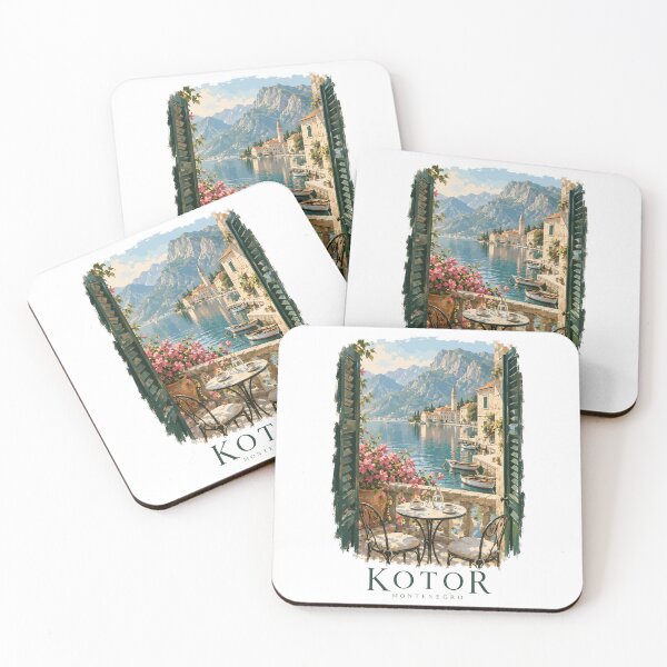 Item preview, Kotor Montenegro Vintage Escape designed and sold by turtlestart.