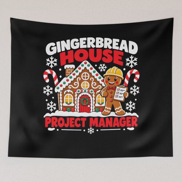Item preview, Christmas Gingerbread House Project Manager Baking Crew designed and sold by clothesy7.