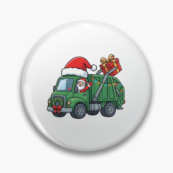 Item preview, Santa Garbage Truck Christmas – Kids Trash Truck Delivering Presents designed and sold by Osmose-Studio.