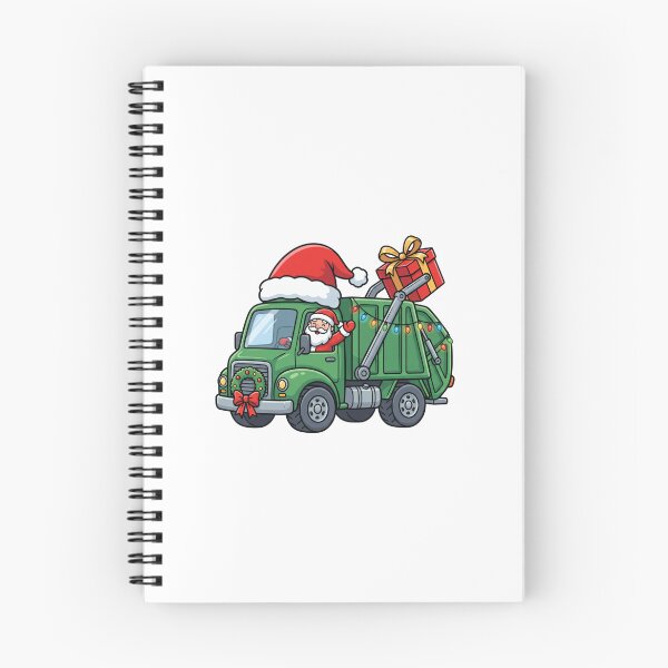 Item preview, Santa Garbage Truck Christmas – Kids Trash Truck Delivering Presents designed and sold by Osmose-Studio.
