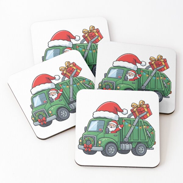 Item preview, Santa Garbage Truck Christmas – Kids Trash Truck Delivering Presents designed and sold by Osmose-Studio.