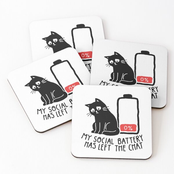 Item preview, My social battery has left the Chat designed and sold by aponwao.