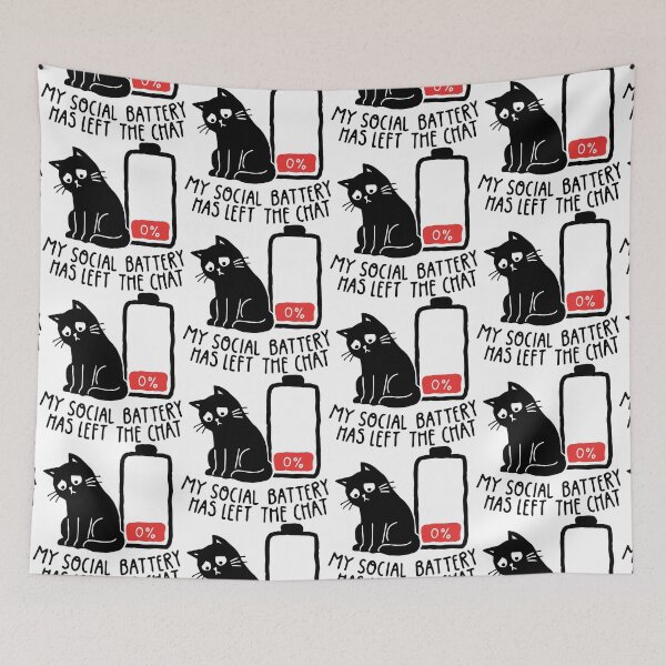 Item preview, My social battery has left the Chat designed and sold by aponwao.