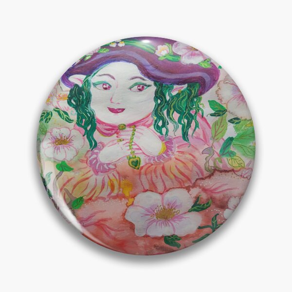 Item preview, Little Witch in a Flower Patch designed and sold by MsFledermaus.