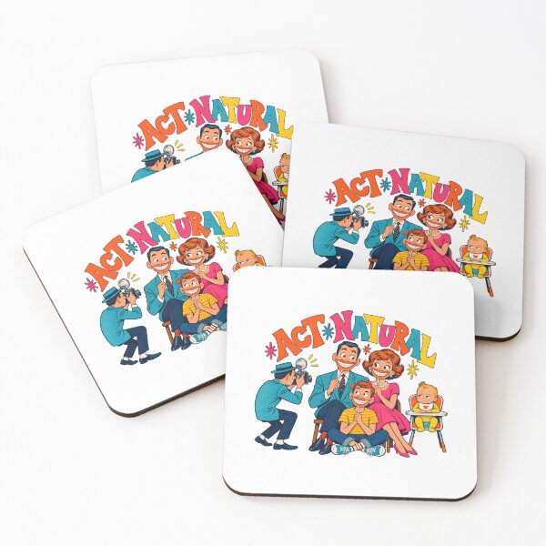 Item preview, Act Natural - Funny Family Portrait with Smile Props designed and sold by Digipeel.
