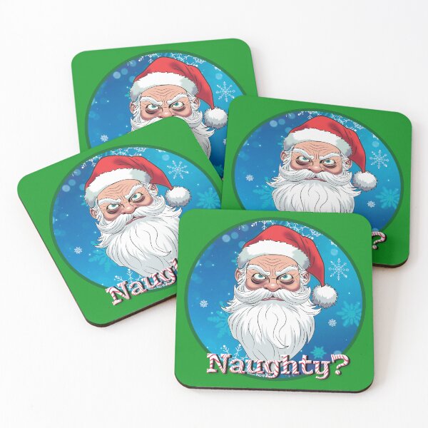 Item preview, Naughty Santa - Funny Christmas Design designed and sold by Deviant Logic Design.