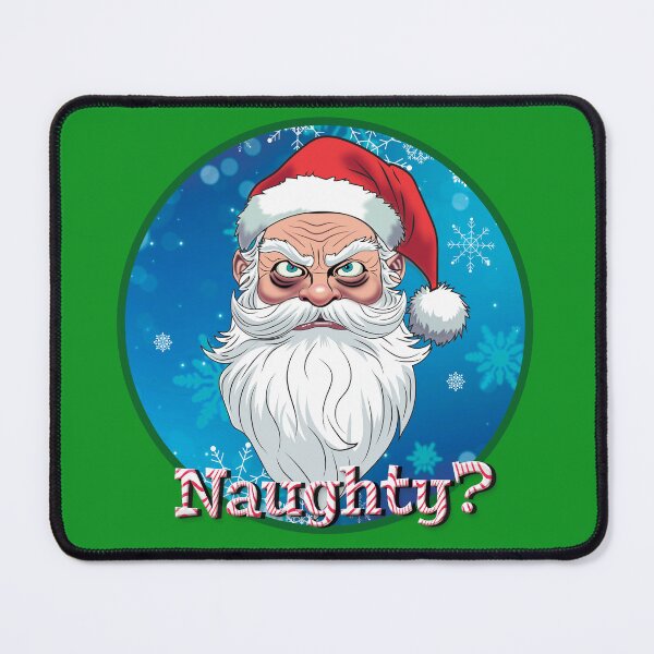Item preview, Naughty Santa - Funny Christmas Design designed and sold by Deviant Logic Design.