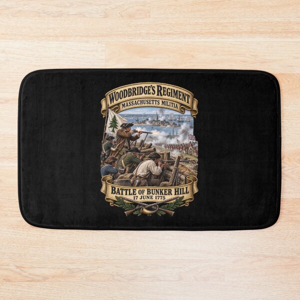 Item preview, Army - Woodbridge's Regiment - Massachusetts Militia - Battle of Bunker Hill - 17 June 1775 - Revolutionary War - 3D - Enhanced designed and sold by Military Insignia Products.