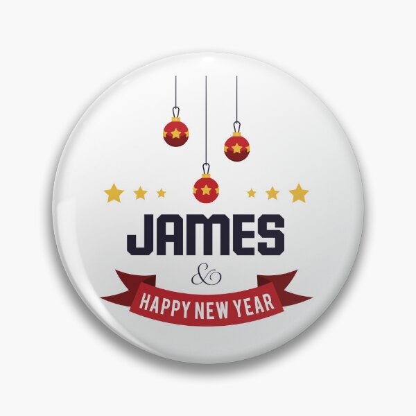 Item preview, James Funny Personalized Christmas Name – Cool Custom Holiday Gift for Men and Boys designed and sold by Oussinc.