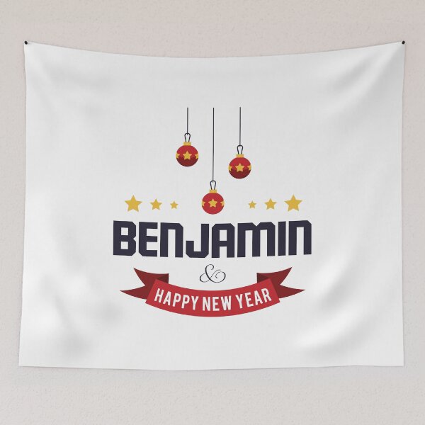 Item preview, Benjamin Funny Personalized Christmas Name – Cool Custom Holiday Gift for Men and Boys designed and sold by Oussinc.