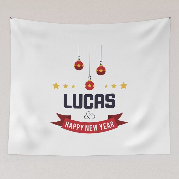 Item preview, Lucas Funny Personalized Christmas Name – Cool Custom Holiday Gift for Men and Boys designed and sold by Oussinc.