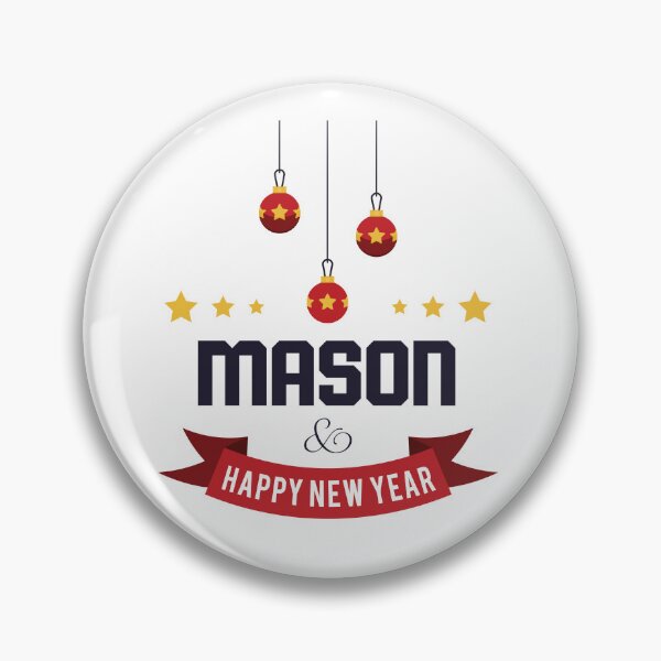 Item preview, Mason Funny Personalized Christmas Name – Cool Custom Holiday Gift for Men and Boys designed and sold by Oussinc.