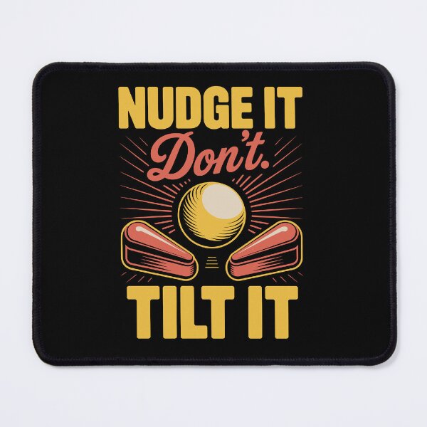 Item preview, Nudge It Dont Tilt It – Vintage Pinball Player Art designed and sold by jkrphoto.