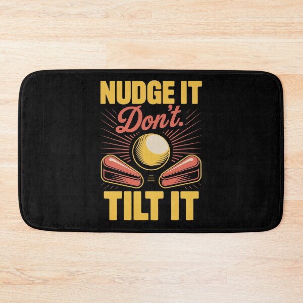 Item preview, Nudge It Dont Tilt It – Vintage Pinball Player Art designed and sold by jkrphoto.