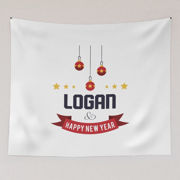 Item preview, Logan Funny Personalized Christmas Name – Cool Custom Holiday Gift for Men and Boys designed and sold by Oussinc.