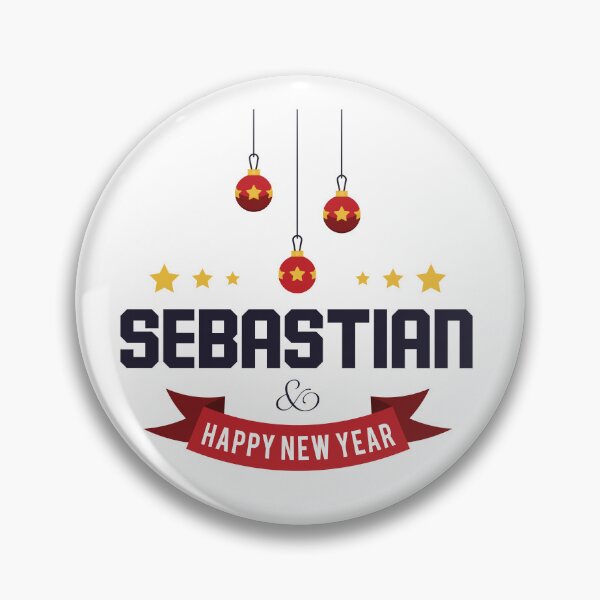 Item preview, Sebastian Funny Personalized Christmas Name – Cool Custom Holiday Gift for Men and Boys designed and sold by Oussinc.