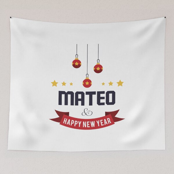 Item preview, Mateo Funny Personalized Christmas Name – Cool Custom Holiday Gift for Men and Boys designed and sold by Oussinc.