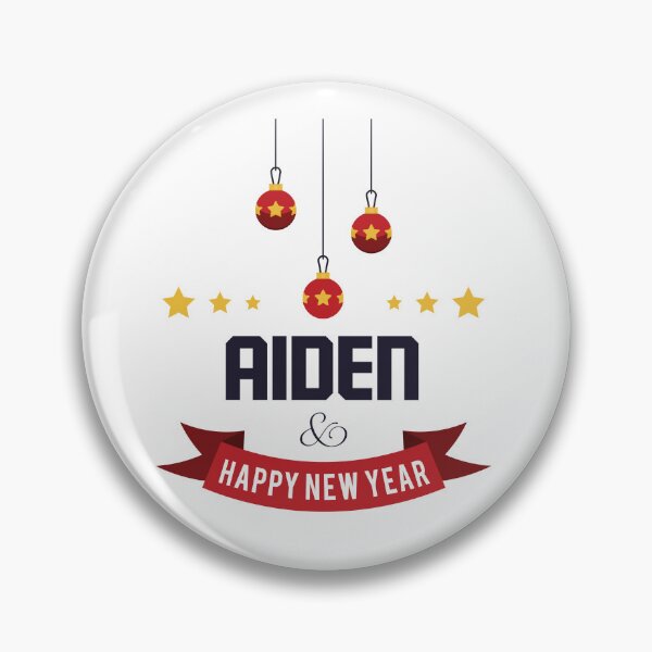 Item preview, Aiden Funny Personalized Christmas Name – Cool Custom Holiday Gift for Men and Boys designed and sold by Oussinc.