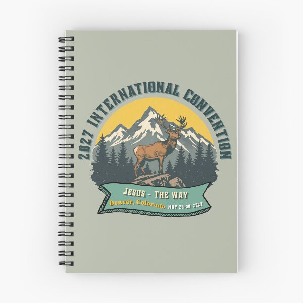 Item preview, Denver 2027 International Convention - Elk In Mountains designed and sold by RoyalHeirBrush.