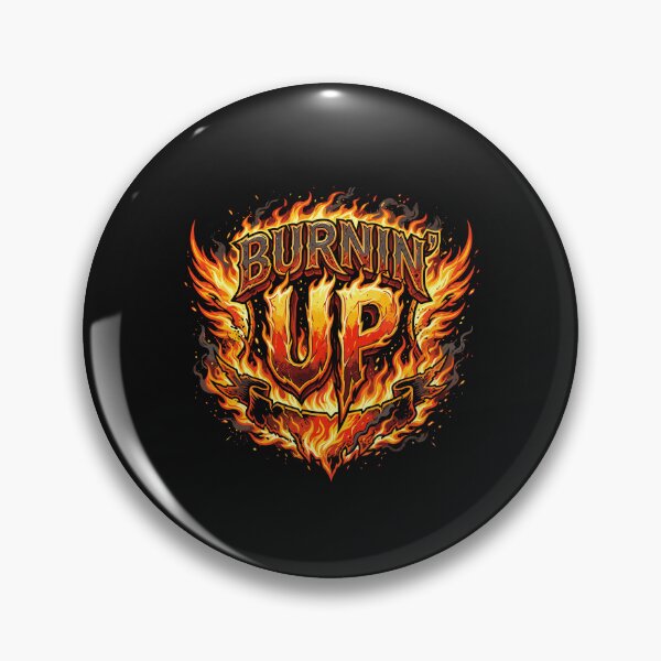 Item preview, Burnin Up Fire Flames Retro Hot designed and sold by Designart68.