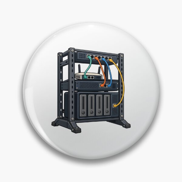 Artikelvorschau, Kompaktes Heimserver Rack für Technikfans entworfen und verkauft von Philippa Shop.
