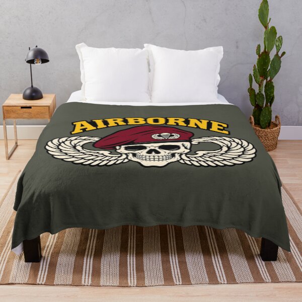 Item preview, Clean Vintage US Army Airborne Paratrooper Jump Wings Crest designed and sold by TheDisloyalists.
