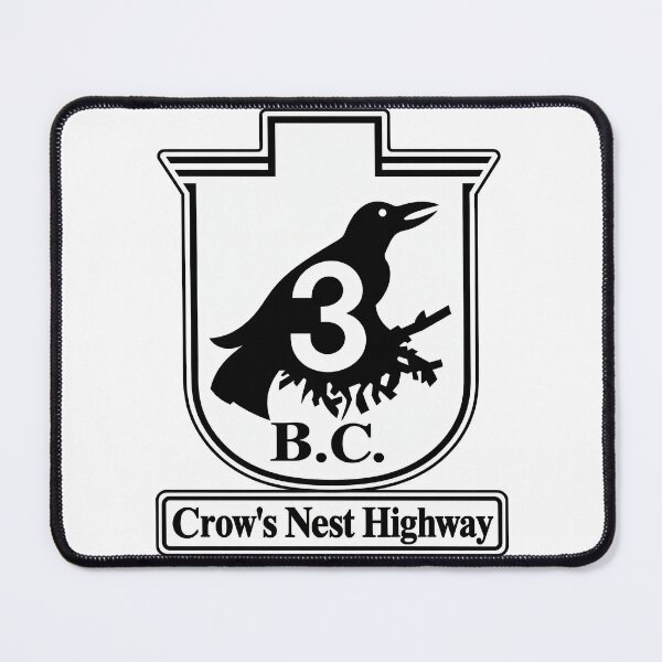 Item preview, Crow’s Nest Highway BC 3 Vintage Road Sign designed and sold by NewNomads.