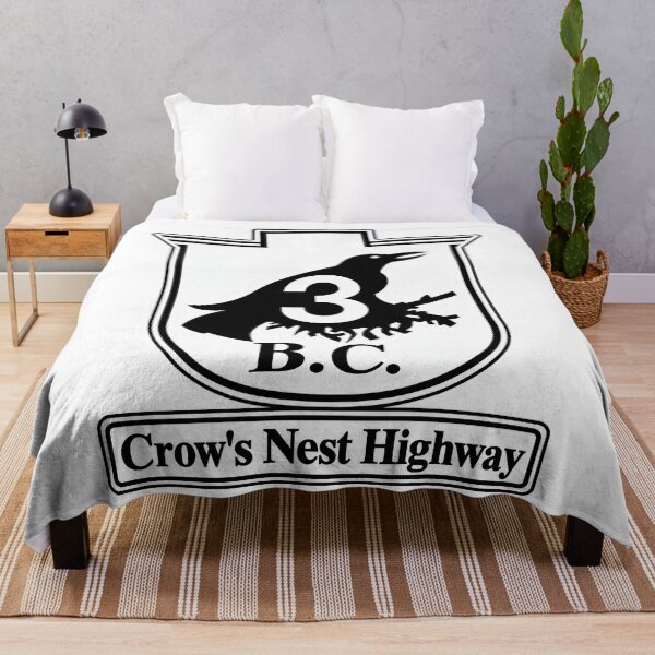 Artikelvorschau, Historisches Straßenschild „Crow’s Nest Highway BC 3“ entworfen und verkauft von NewNomads.
