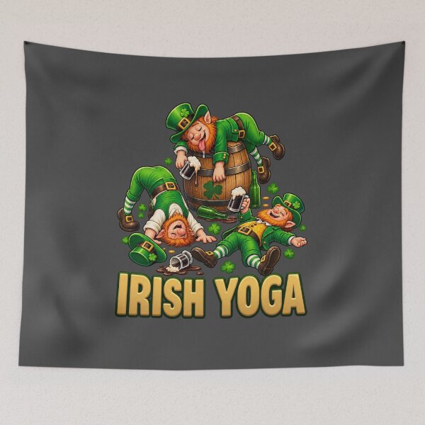 Item preview, Irish Yoga St Patrick's Day Camel Design – Funny Graphic T-Shirt designed and sold by Camel & Quirk.
