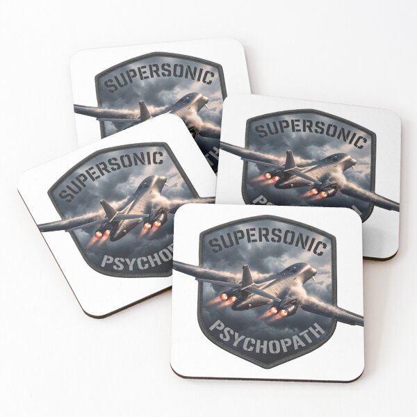 Item preview, B-1B Supersonic Psychopath Afterburner Bomber Humor designed and sold by ArtDreams92.