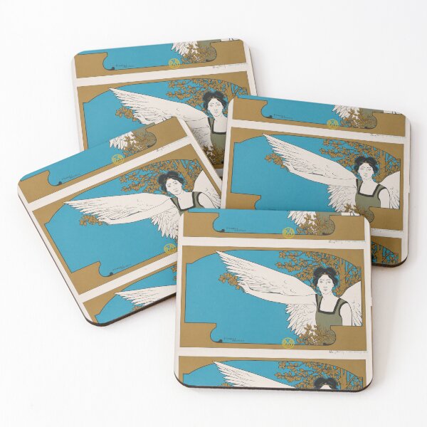 Item preview, Le Guide Musical Winged Woman 1896 designed and sold by artofuniverse.