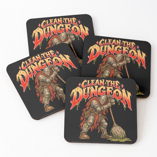 Item preview, Clean the Dungeon Fantasy Knight designed and sold by Pandaburba.