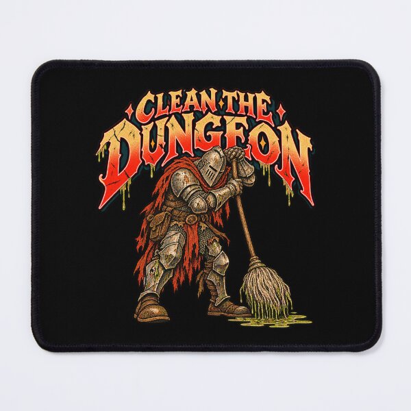 Item preview, Clean the Dungeon Fantasy Knight designed and sold by Pandaburba.