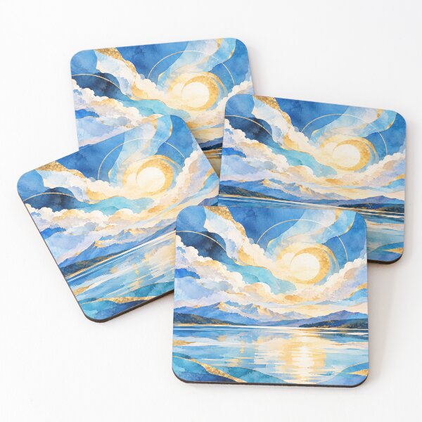 Item preview, Sunrise in the Andes – Celeste y Blanca Collection designed and sold by Esencia Argentina.