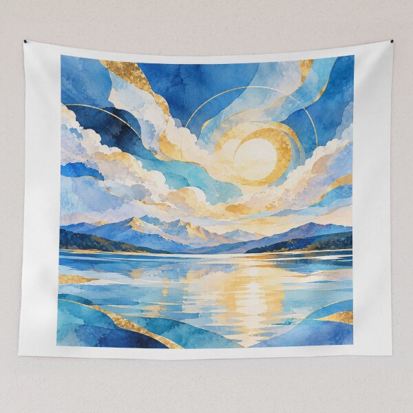 Item preview, Sunrise in the Andes – Celeste y Blanca Collection designed and sold by Esencia Argentina.