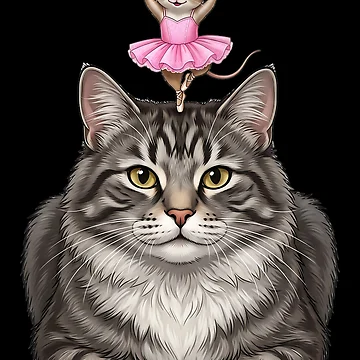 Artwork thumbnail, Mouse and cat by ReneMM