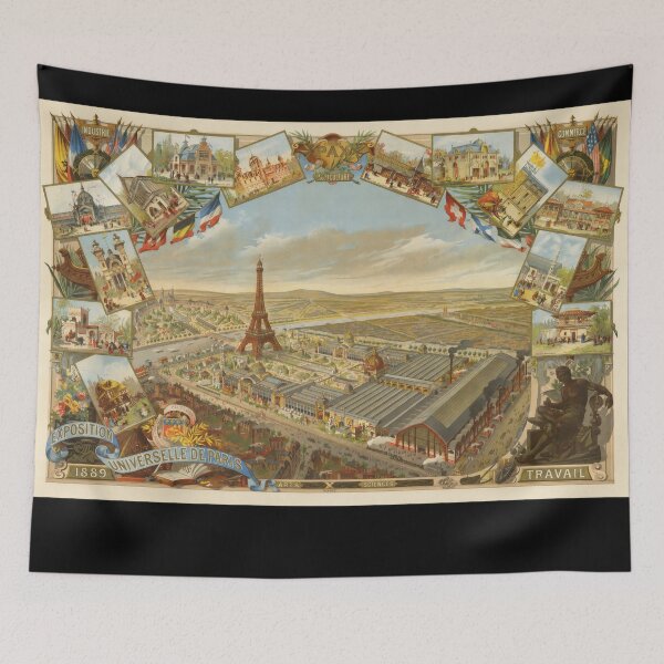 Item preview, Paris World's Fair Eiffel Tower 1889 designed and sold by artofuniverse.