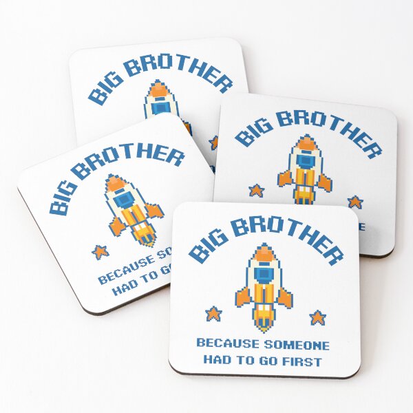 Item preview, Big Brother Rocket Pixel Art – Because Someone Had to Go First designed and sold by HYPNK.